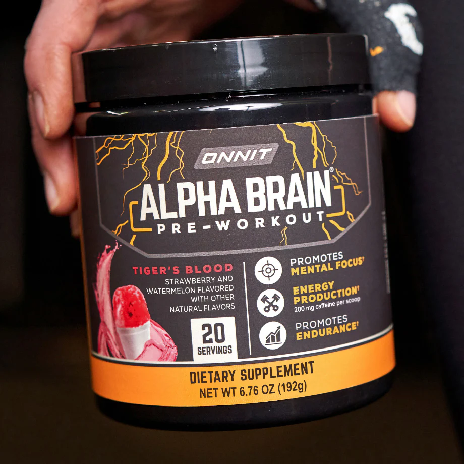 Alpha BRAIN® Pre-Workout - Tiger's Blood (20 Serving Tub) - Image 3