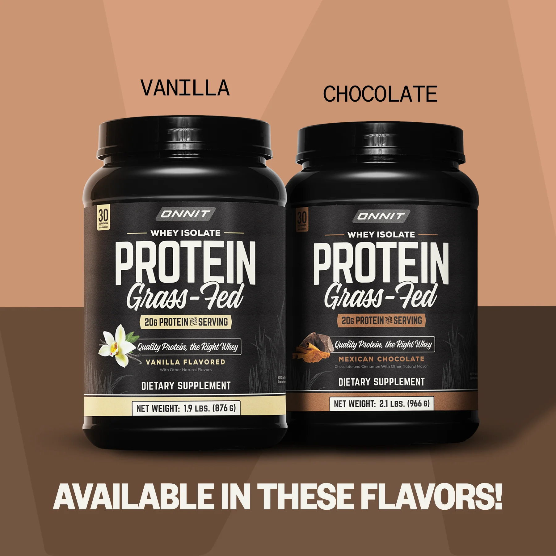 Grass Fed Whey Isolate Protein - Vanilla (30 Serving Tub) - Image 3